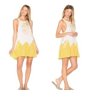 Free People Boho Floral Swing Dress Women’s XS Western Indie